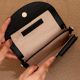 Handmade Charcoal Clutches Leather Functional Luxury Graceful